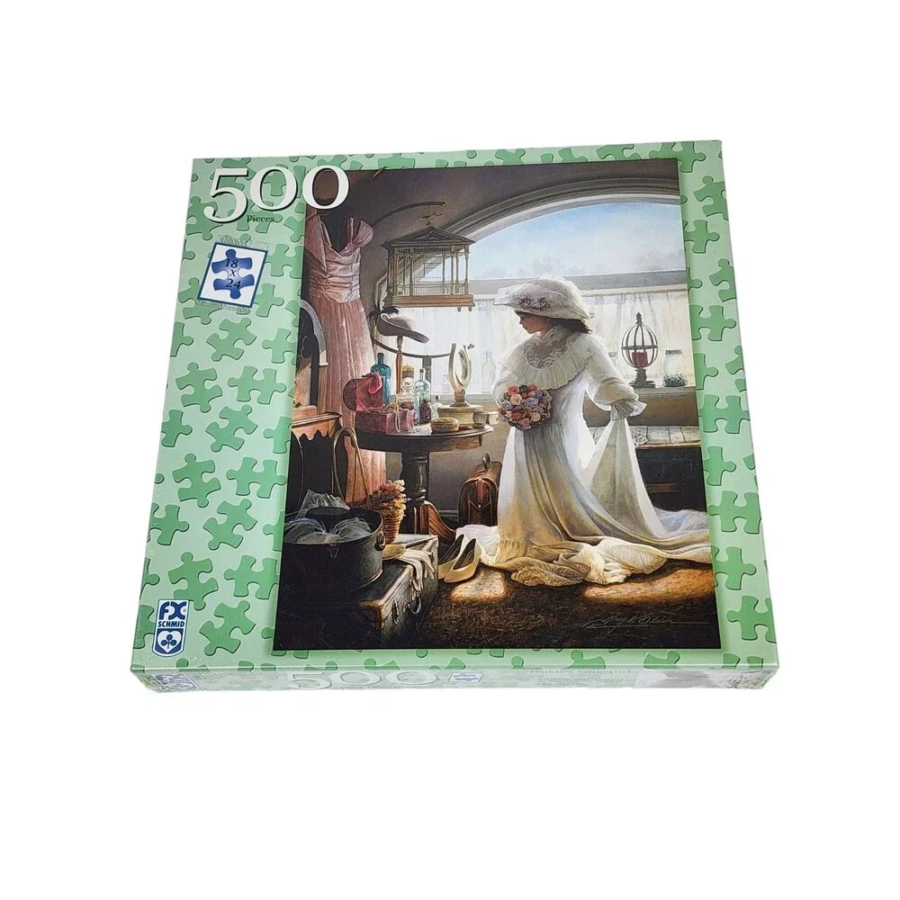 Jigsaw Puzzles Daddy’s Little Girl Greg Olsen 500 Piece Schmid Rare
